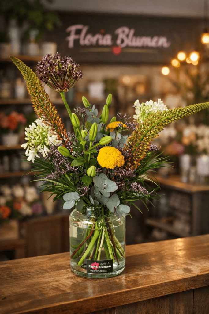 Frischer Blumenstrauß aus dem Blumenabo von Floria Blumen Mönchengladbach