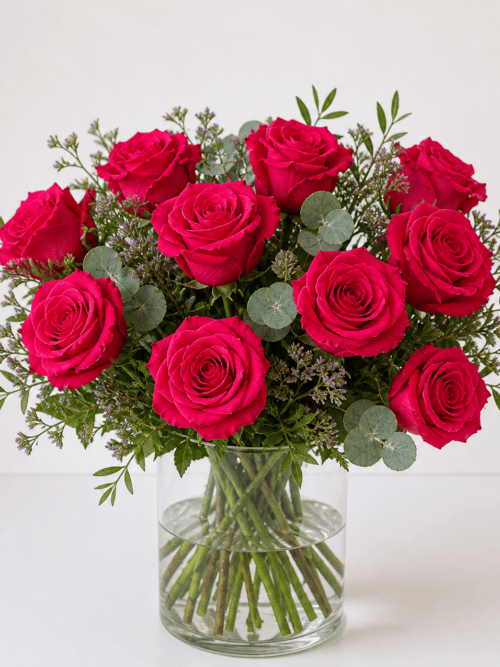 Rosenstrauß pink kaufen Mönchengladbach | Floria Blumen – Floria Blumen Mönchengladbach
