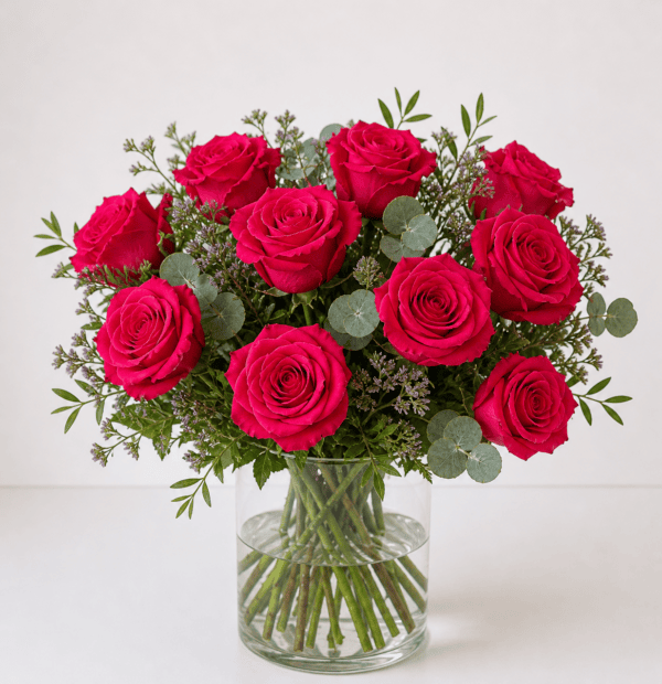 Rosenstrauß pink kaufen Mönchengladbach | Floria Blumen – Floria Blumen Mönchengladbach