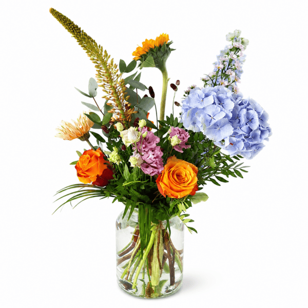 Sommerlicher Hortensienstrauß – Floria Blumen Mönchengladbach