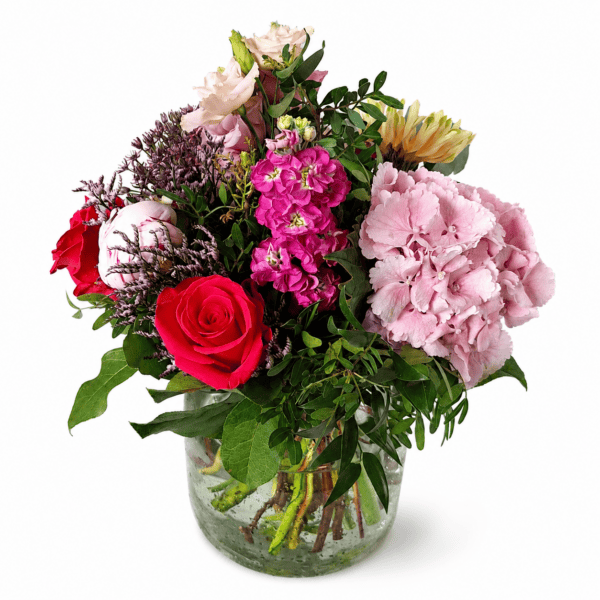 Sommerlicher Hortensienstrauß – Floria Blumen Mönchengladbach